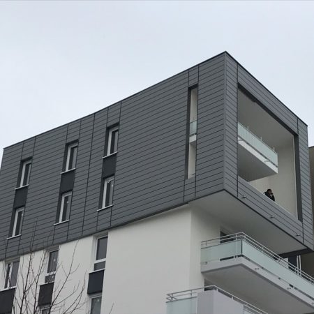 BARDAGE SBEI SOFIPANEL ACIER LAQUE 7022 PHOTO 2